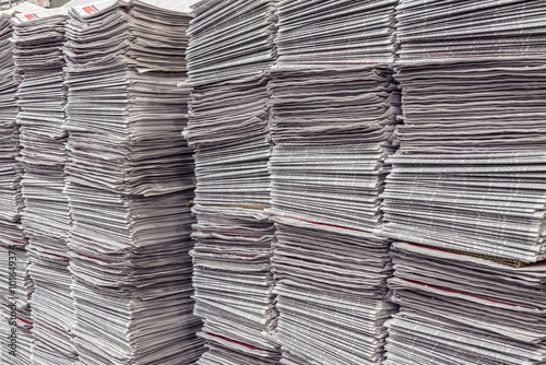 Newspaper stacks in multiples