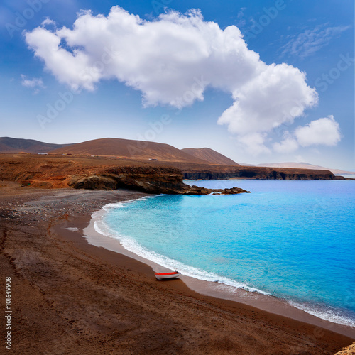 Ajuy beach Fuerteventura at Canary Islands