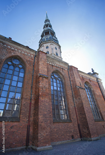 Собор Святого Петра. Башня со смотровой площадкой. Рига, Латвия.
