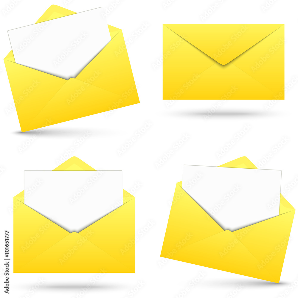 Envelopes with notepad collection Envelopes with notepad collection