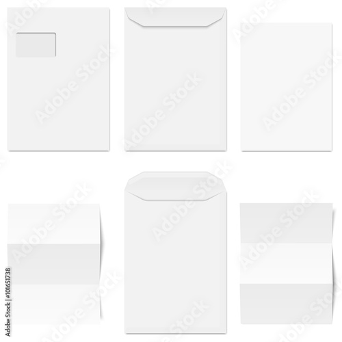 collection envelopes and stationery