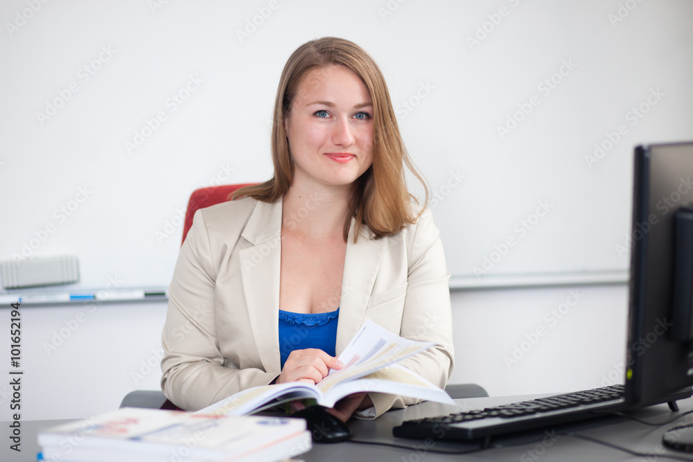 Professional teacher/instructor at work Professional teacher/instructor at work