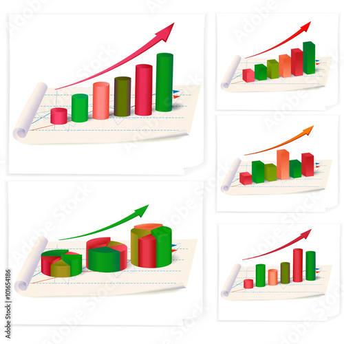 business diagrams collection. 