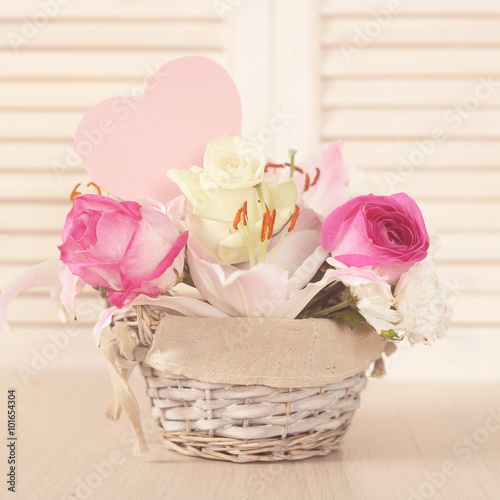 Basket of flowers