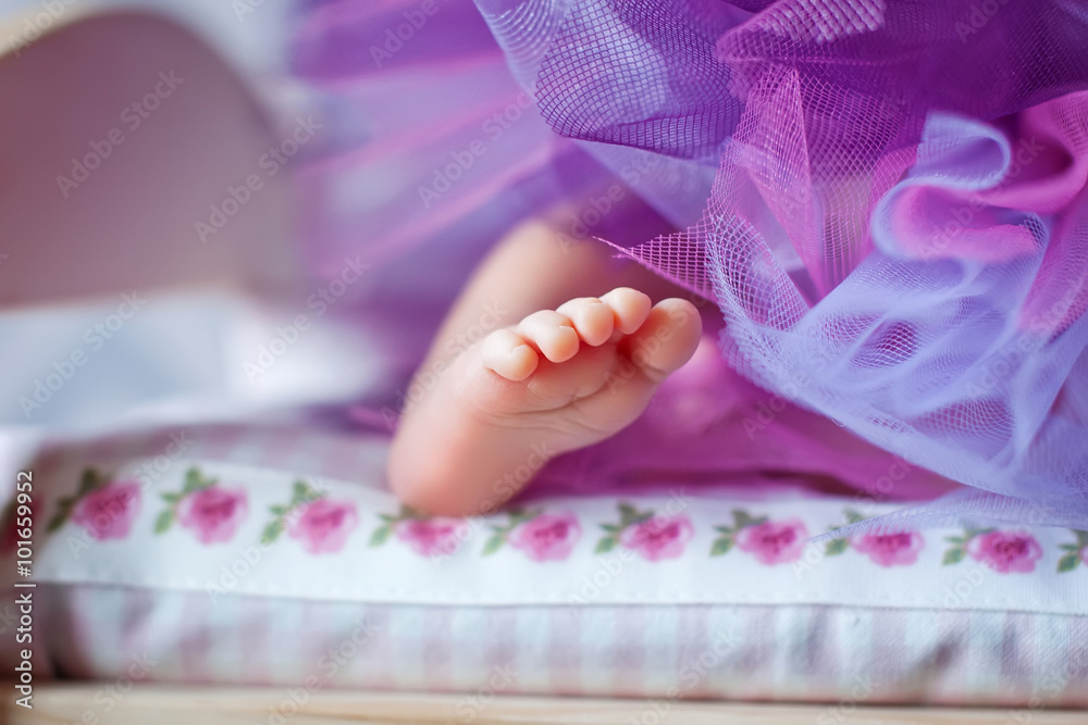 Close up picture of new born baby feet Close up picture of new born baby feet