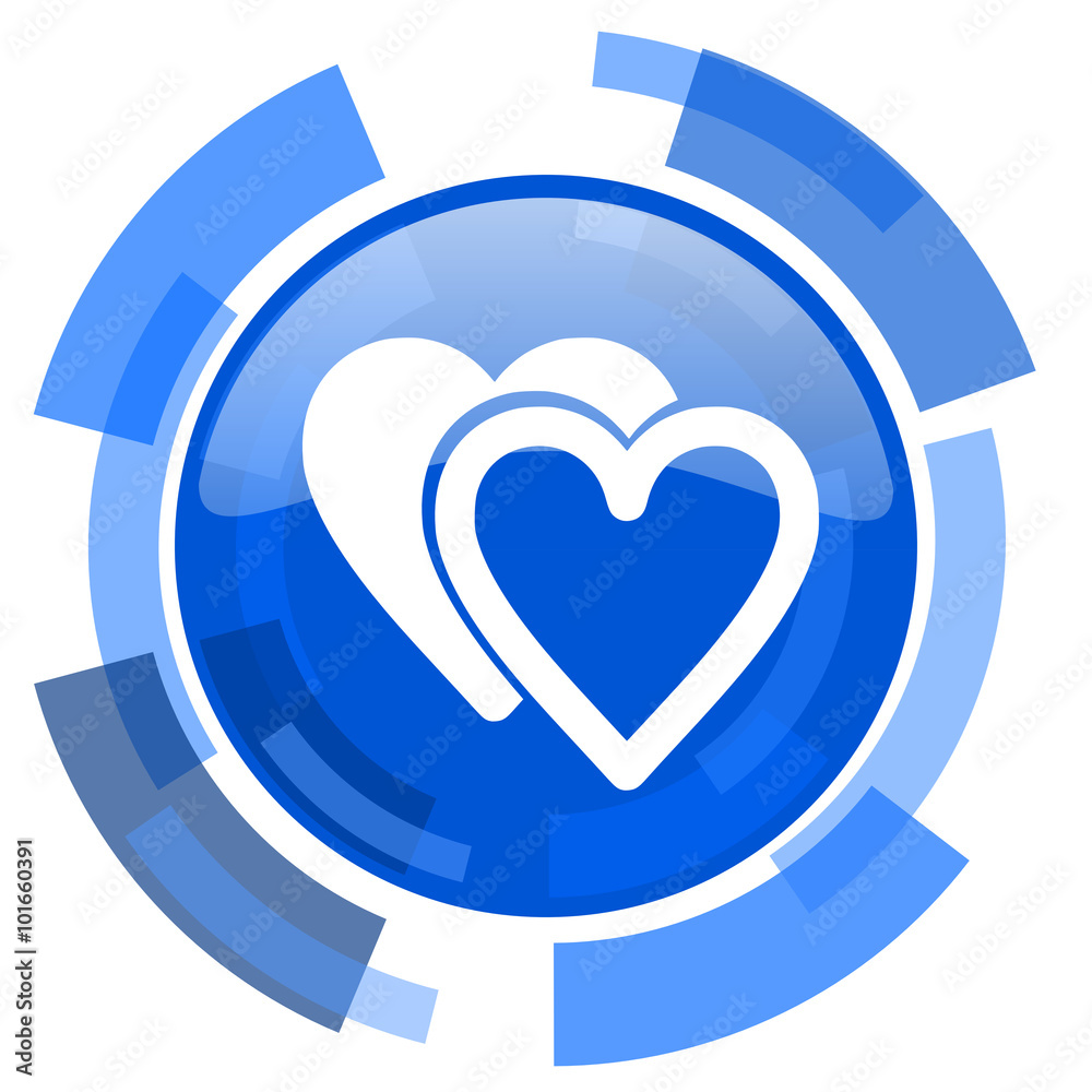 love blue glossy circle modern web icon love blue glossy circle modern web icon