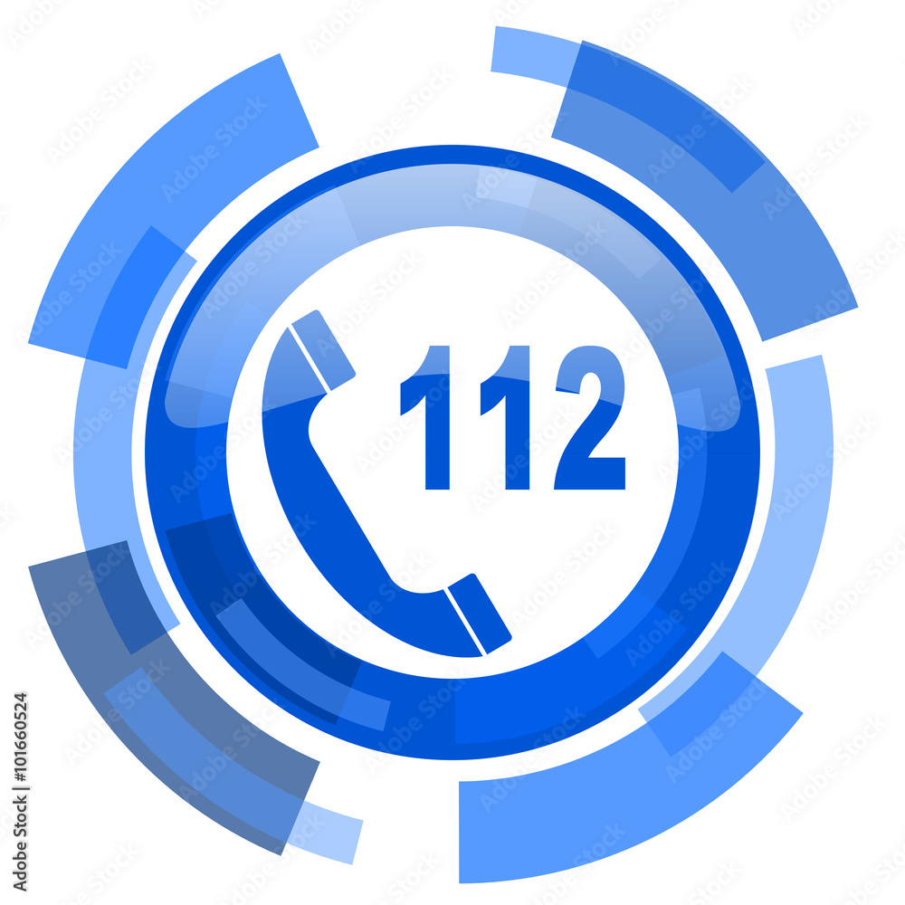 emergency call blue glossy circle modern web icon emergency call blue glossy circle modern web icon