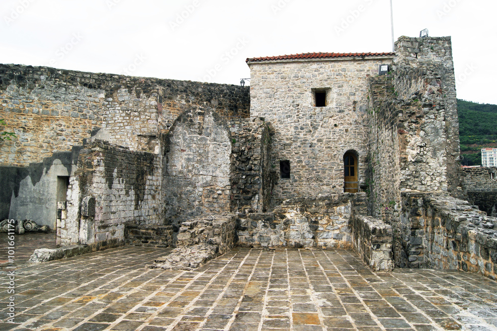 The ruins of the Citadel, Budva 