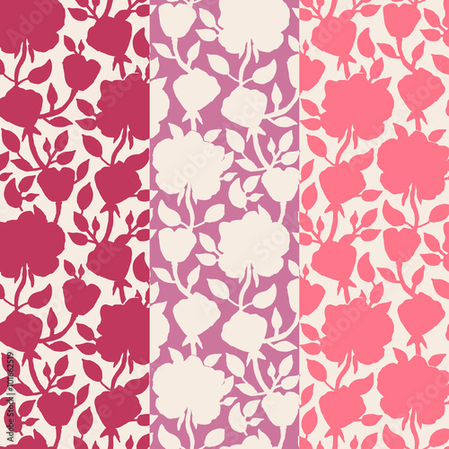 Floral seamless pattern. Vector illustration for beautiful design
