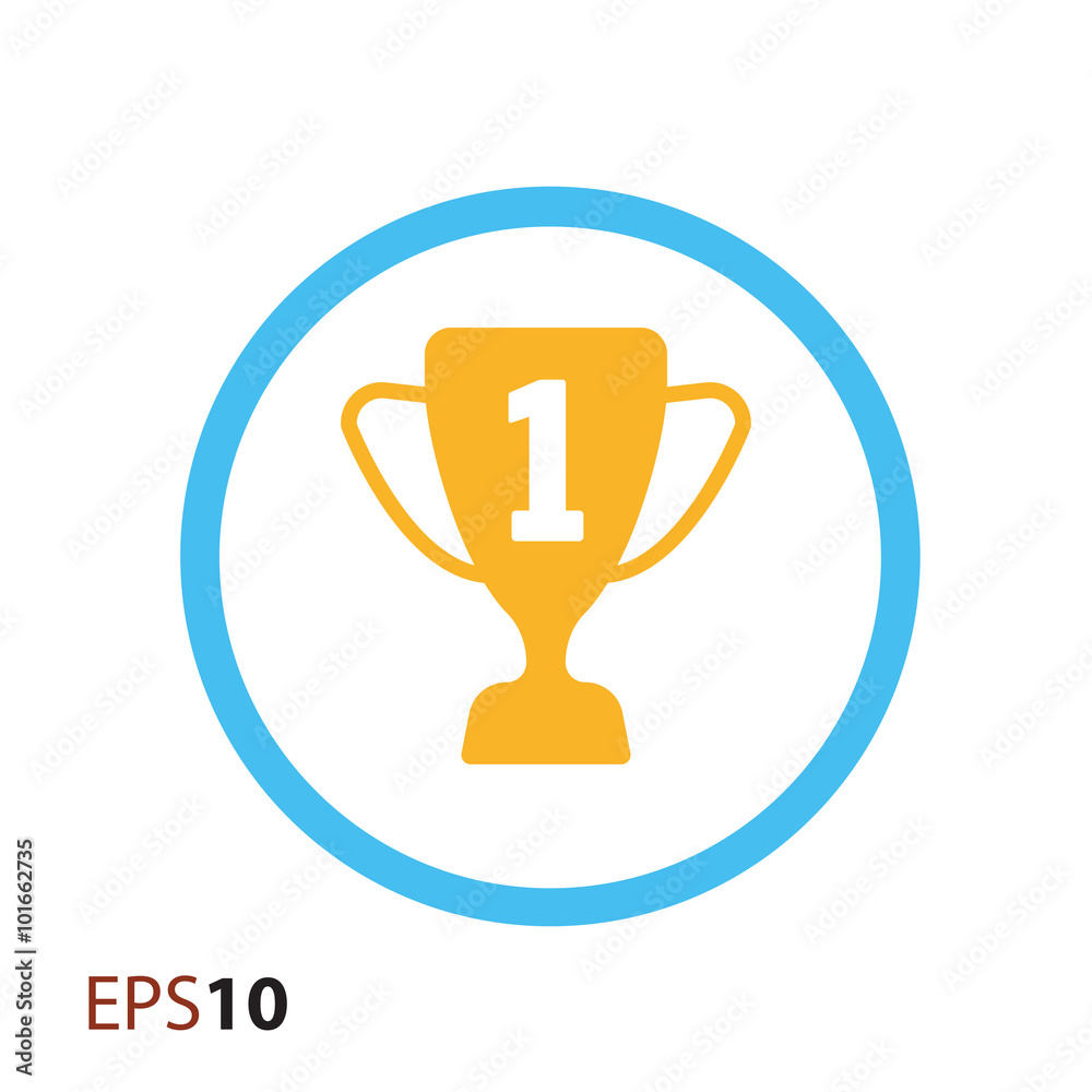 Trophy icon for web and mobile Trophy icon for web and mobile