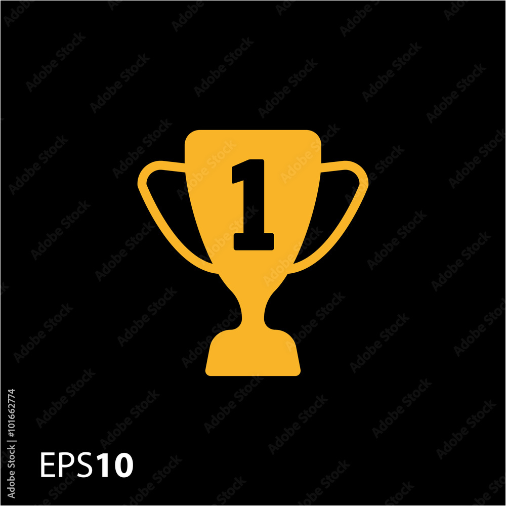 Trophy icon for web and mobile Trophy icon for web and mobile