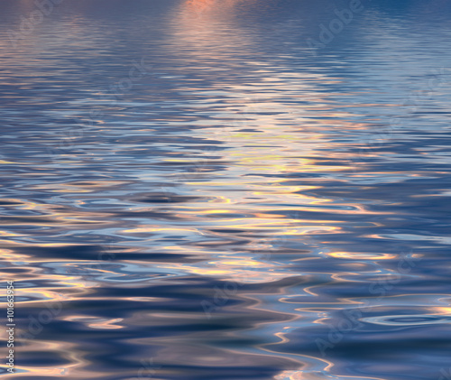 Surface Rippled of water with with reflection