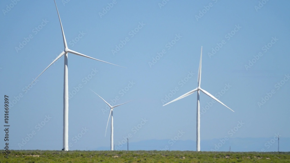 A wind farm produces electricity in rural Nevada. A wind farm produces electricity in rural Nevada.