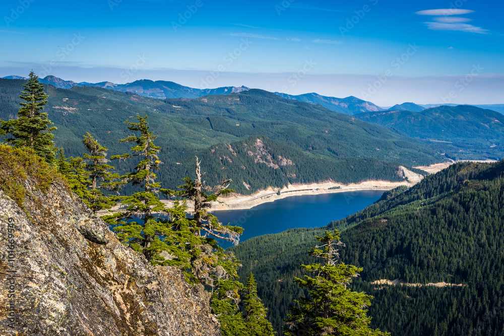 view from Mount Catherine trail, Snoqualmie region