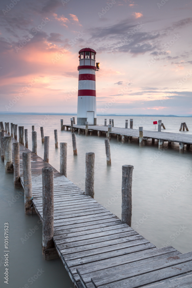 Lighthouse on Neusiedler See, Austria Lighthouse on Neusiedler See, Austria