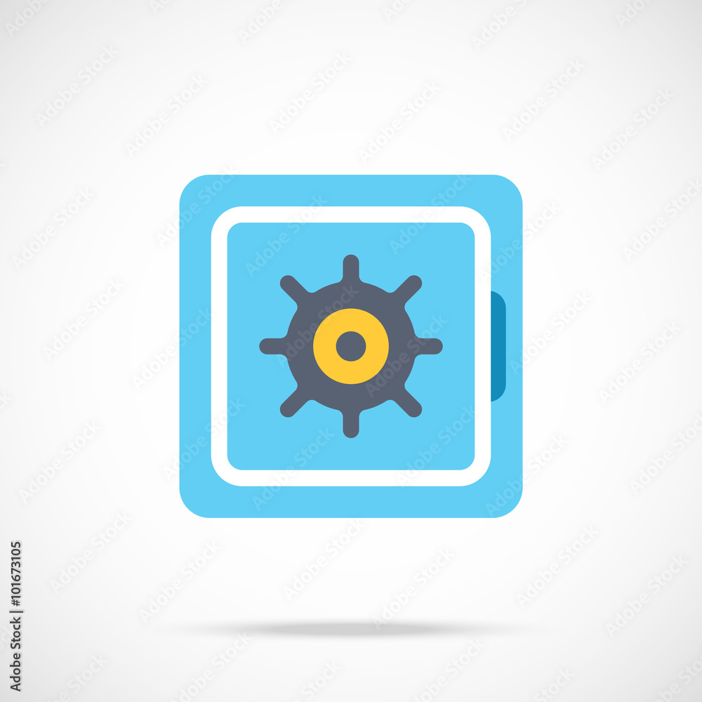 Vector safe icon Vector safe icon