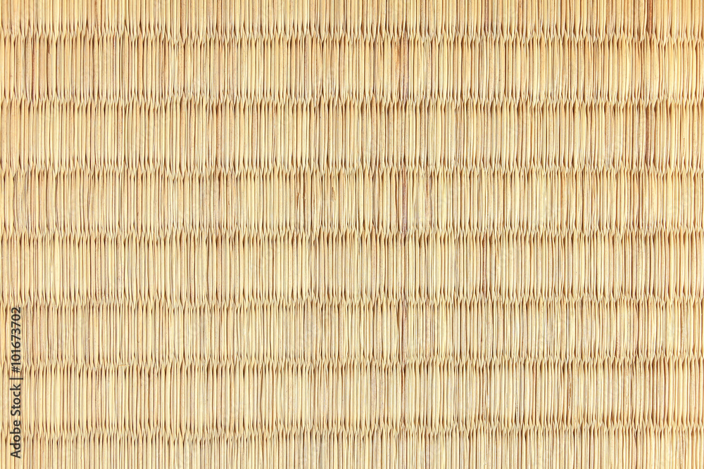 畳 / Texture of a tatami, a traditional Japanese mat as a flooring material 畳 / Texture of a tatami, a traditional Japanese mat as a flooring material