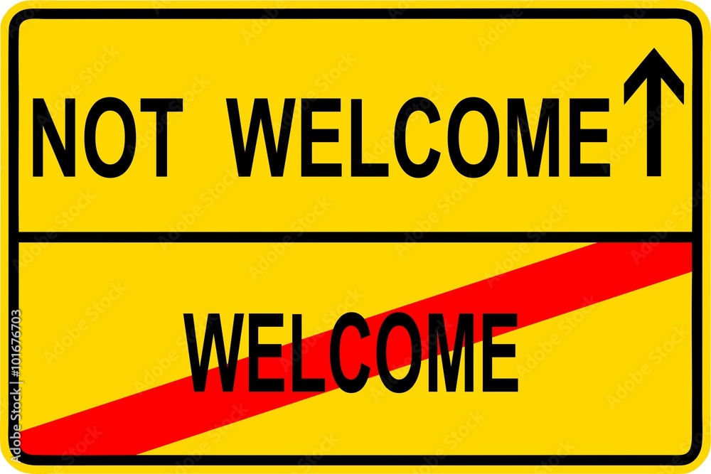 160202-Welcome_NOT_Welcome_Schilder_Patches_Banner 160202-Welcome_NOT_Welcome_Schilder_Patches_Banner