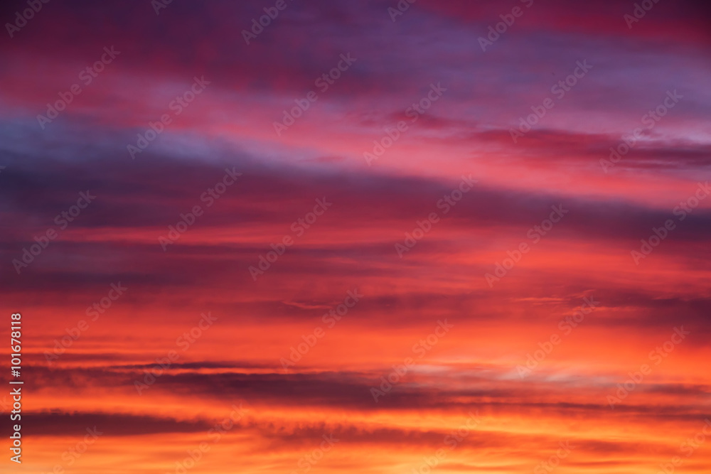 Obraz premium Colorful sunset background