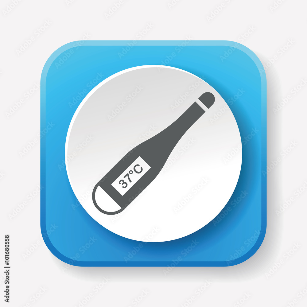 Thermometer icon Thermometer icon