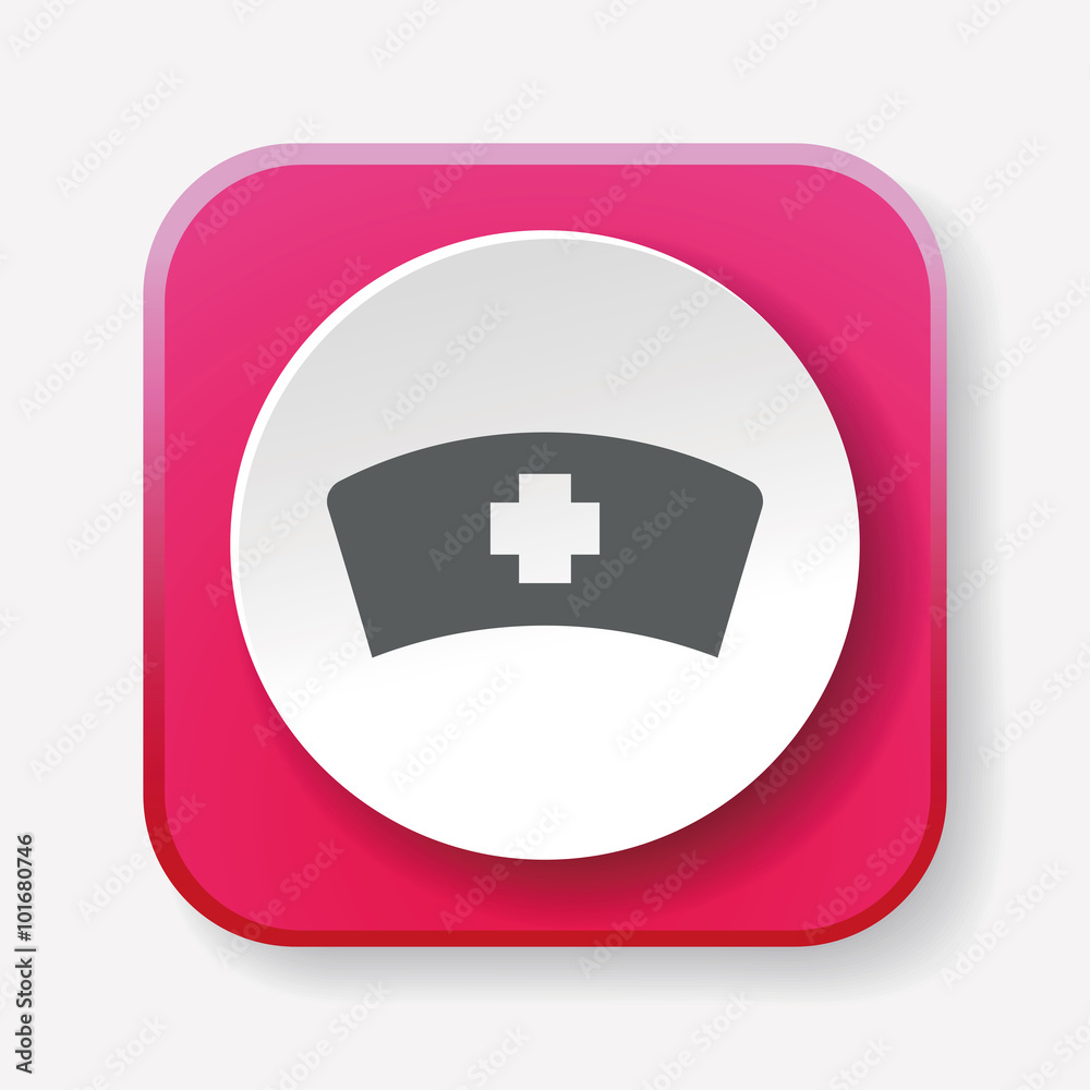 Obraz premium nurse hat icon