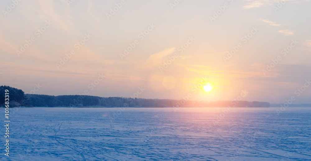 Sunset On The Lake