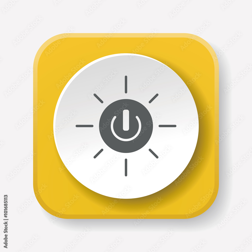 Environmental protection concept solar energy icon Environmental protection concept solar energy icon