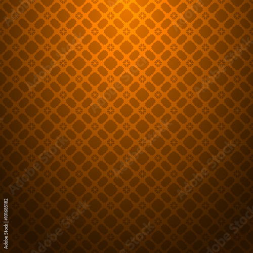 Orange geometric seamless pattern