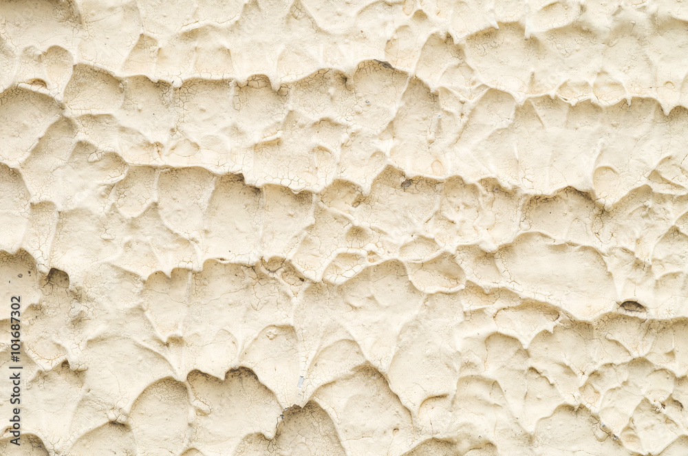 Closeup old rough yellow cement wall background Closeup old rough yellow cement wall background
