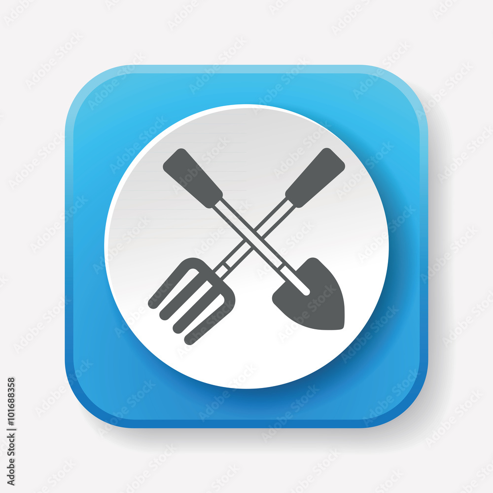 gardening shovel icon gardening shovel icon