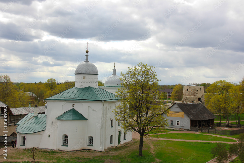 Izborsk fortress in Pskov region