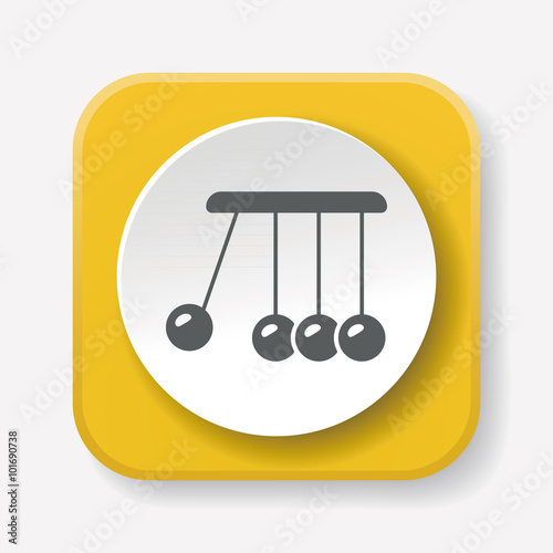 Newton cradle icon