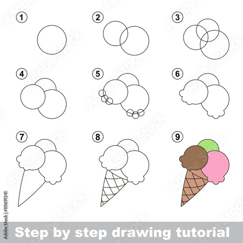  How to draw a Ice-cream