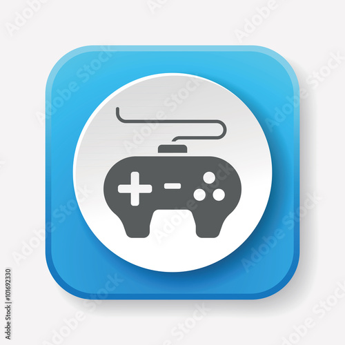 game controller icon © vectorchef