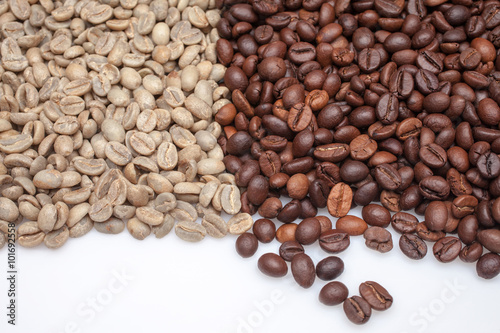 Fototapeta Naklejka Na Ścianę i Meble -  full lot of arabica coffee beans