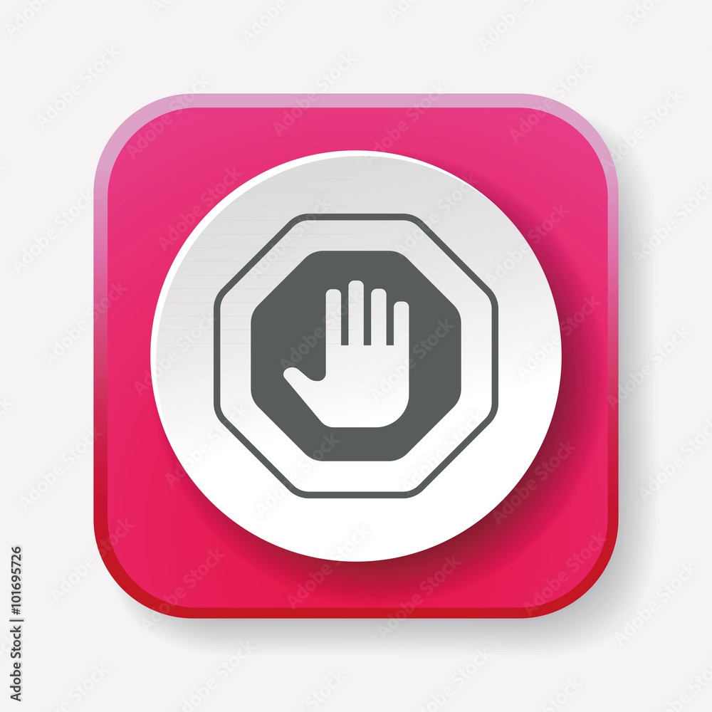 stop sign icon stop sign icon