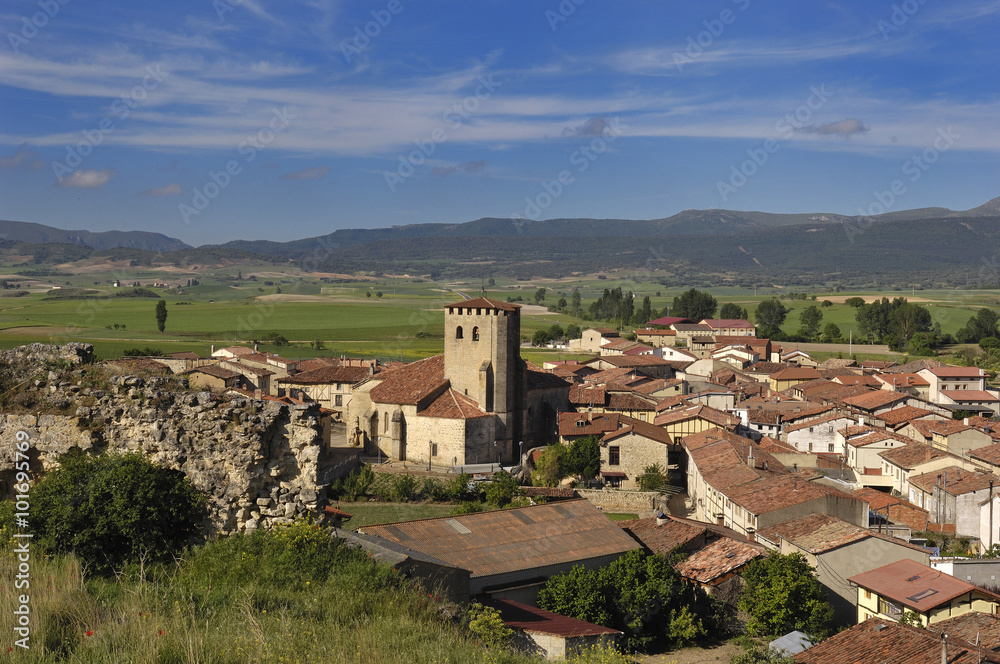  Santa Gadea del Cid in Burgos province, Castilla-Leon, Spain