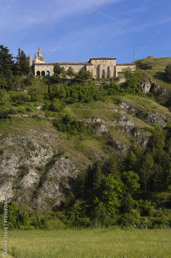 Santa Casilda shrine, La Bureba, Burgos province, Castile-Leon Spain