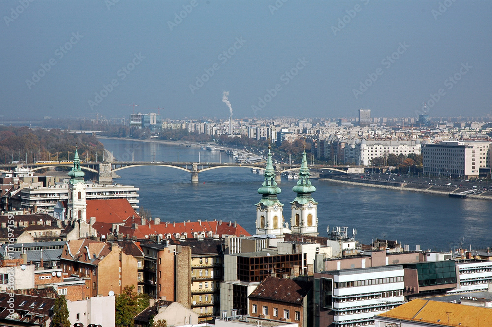 Budapest, panorama cittadino