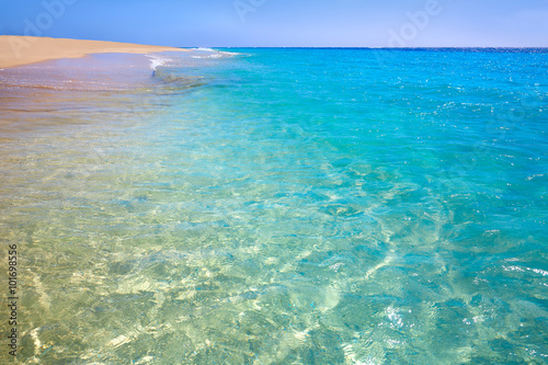 Morro Jable Matorral beach Jandia in Fuerteventura © lunamarina