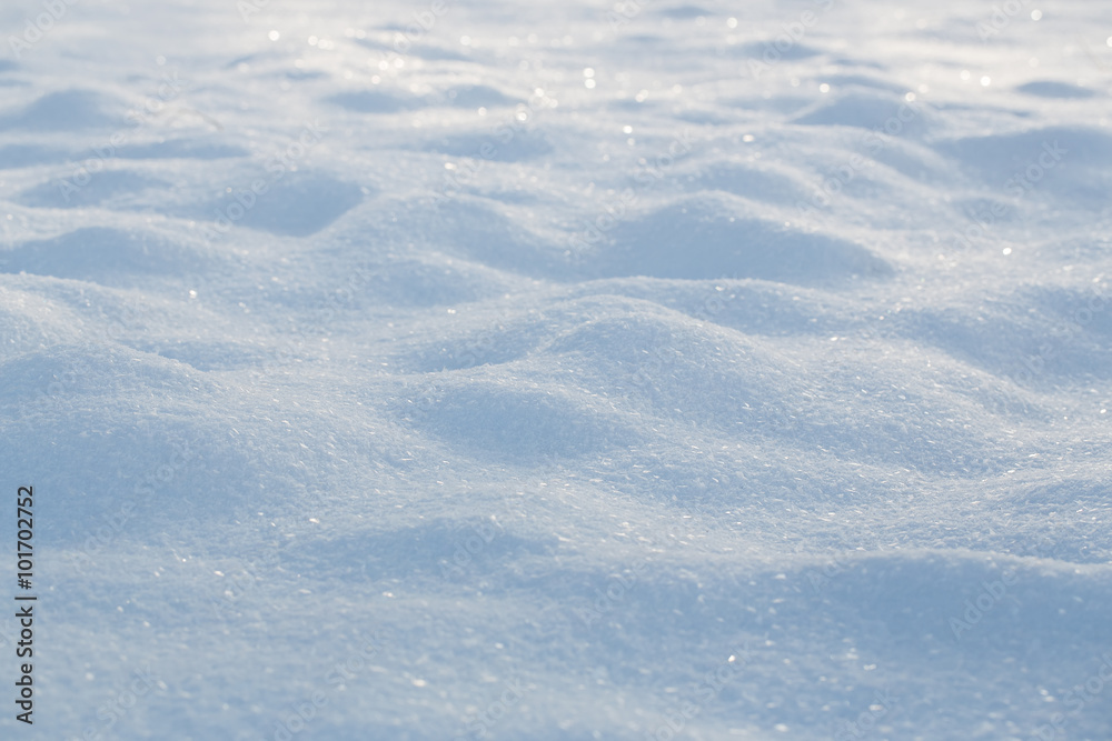 Natural winter background of fresh snow with copy space Natural winter background of fresh snow with copy space