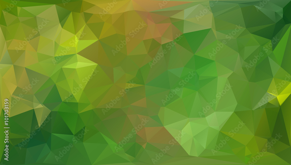 Multicolored polygonal mosaic background, vector abstract illustration, creative business design templates. Low Poly. Endlessly repeating shapes.