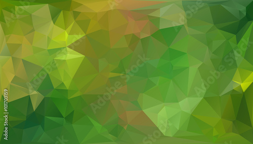 Multicolored polygonal mosaic background, vector abstract illustration, creative business design templates. Low Poly. Endlessly repeating shapes.