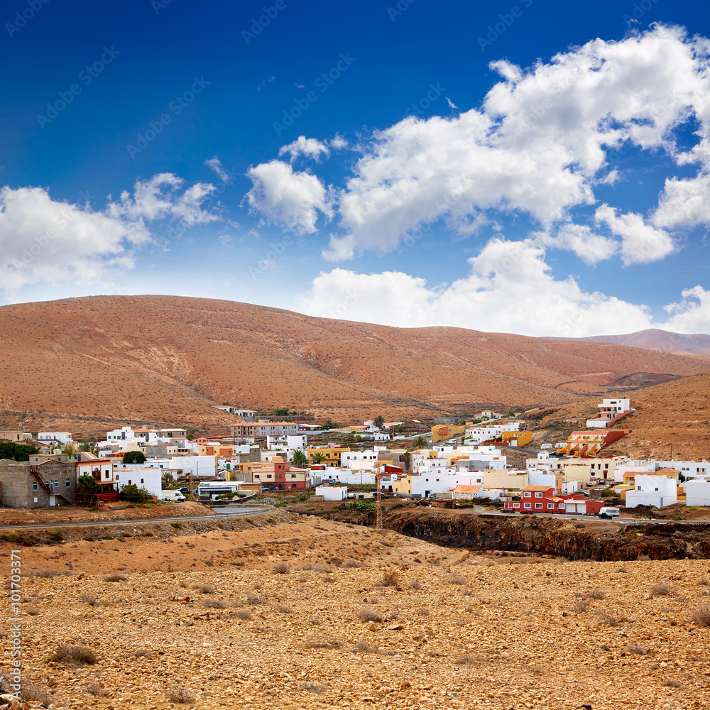 Pajara village Fuerteventura at Canary Islands