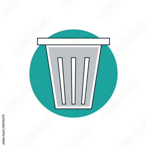 icon trash can