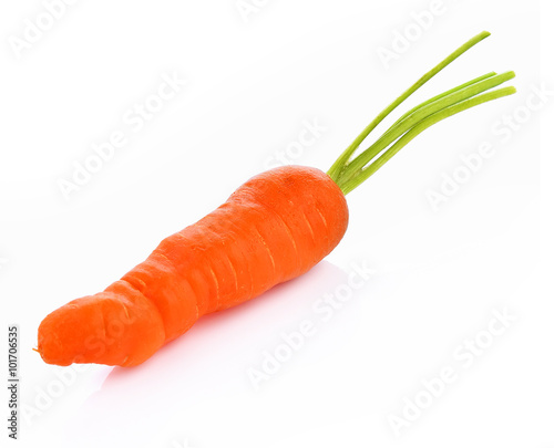 Baby carrot fresh isolated on white background