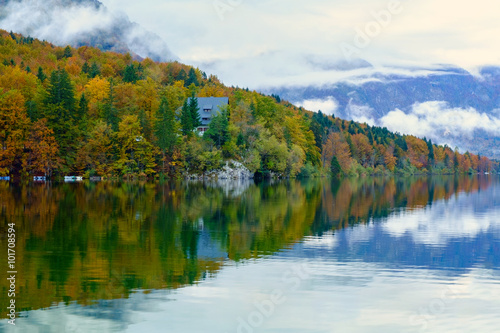 Bohinj lake the Julian Alps