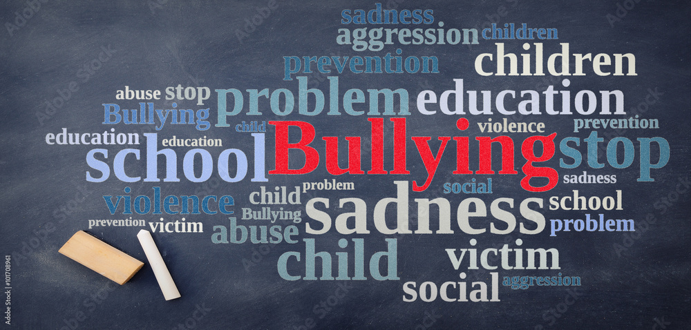 Blackboard relating to Bullying.