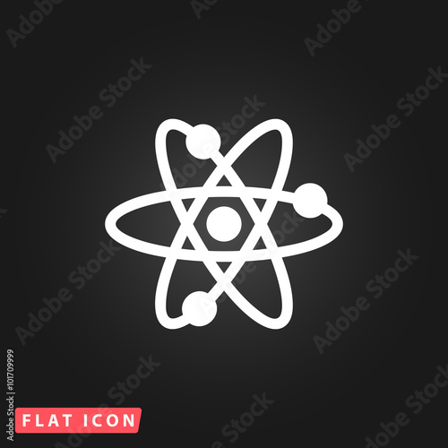 Vector atom icon