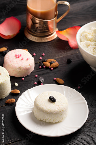 Traditional Indian sweet Sandesh photo